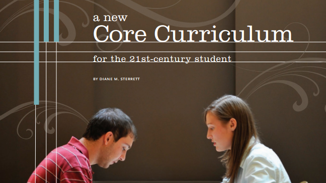 A new Core Curriculum for the 21st century student handout
