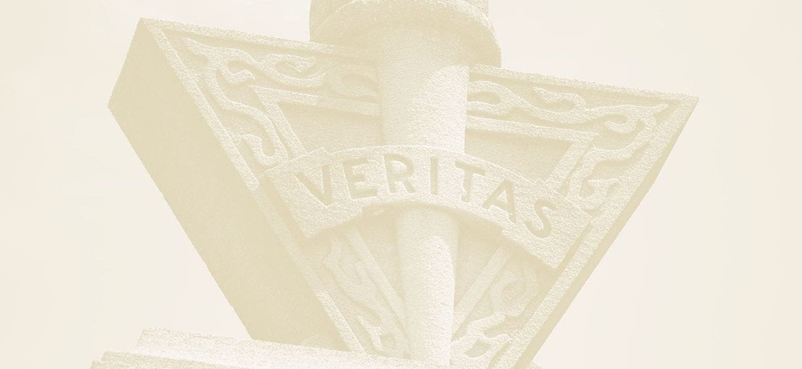 Veritas=truth, the motto of Providence College